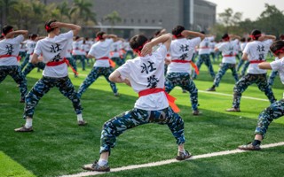 【原声现场】2026年国际足联世界杯2022级学生军训——壮拳表演